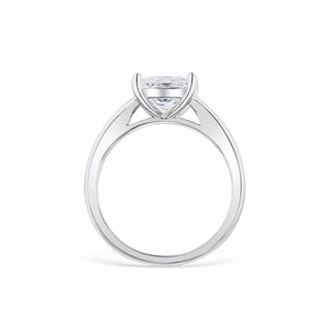 2 Carat Princess Cut Solitaire Ring