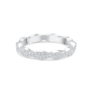 3mm Woven Intertwined Wedding Band
